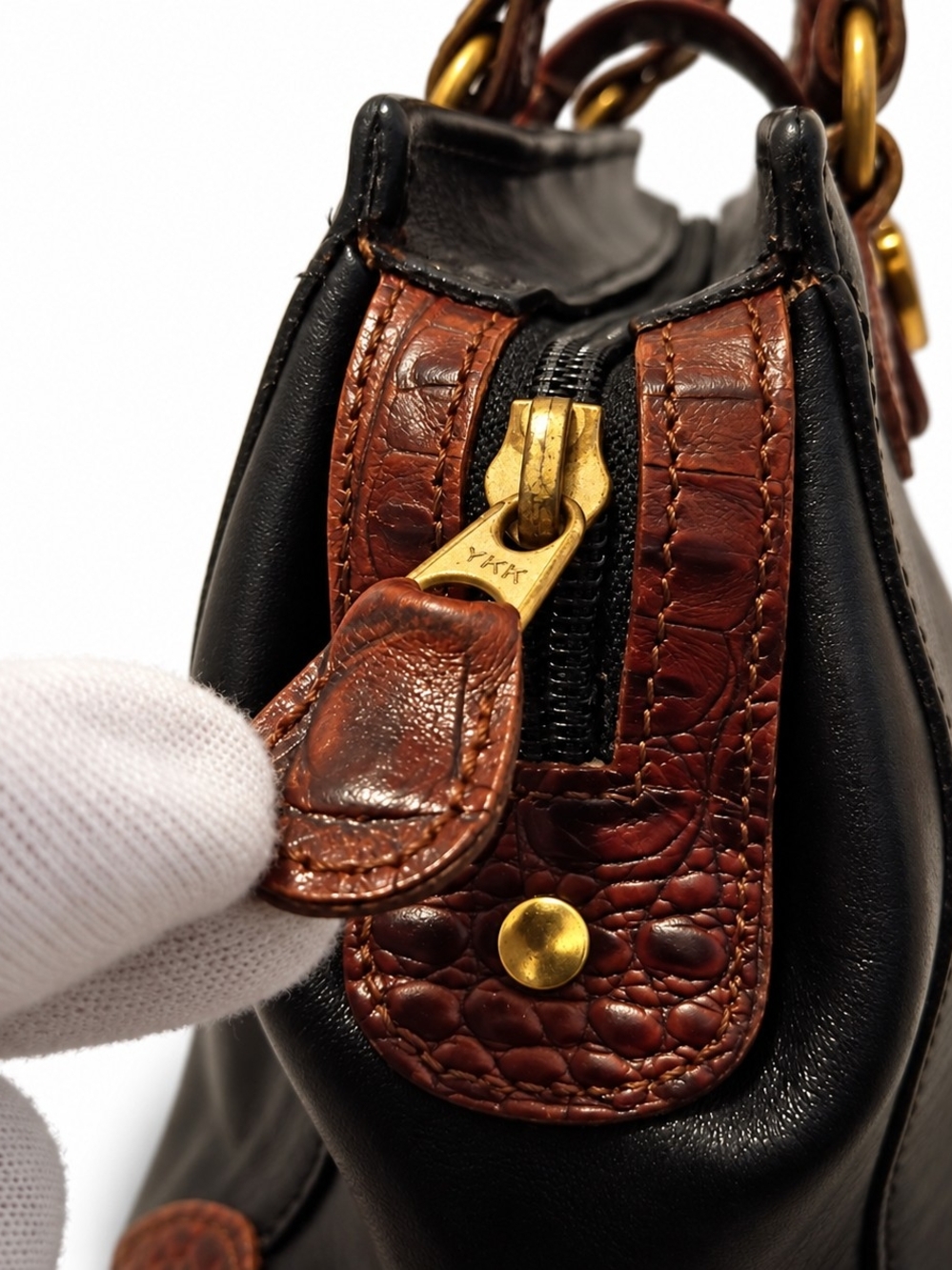 Vintage Brahmin shoulder Bag - Tucson Collection. - Picture 7 of 9